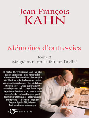 cover image of Mémoires d'outre-vies (Tome 2)